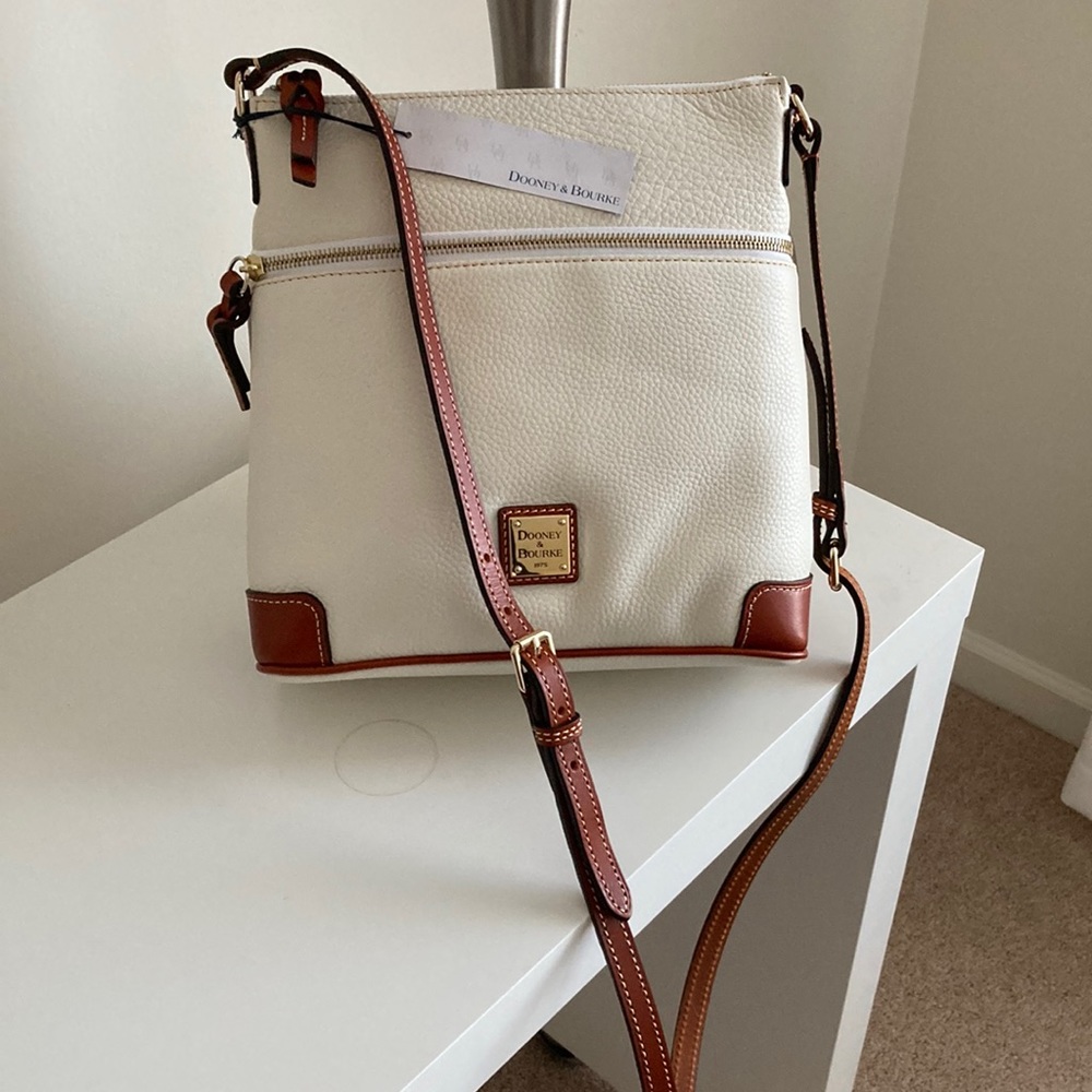 Dooney and Bourke crossbody in white